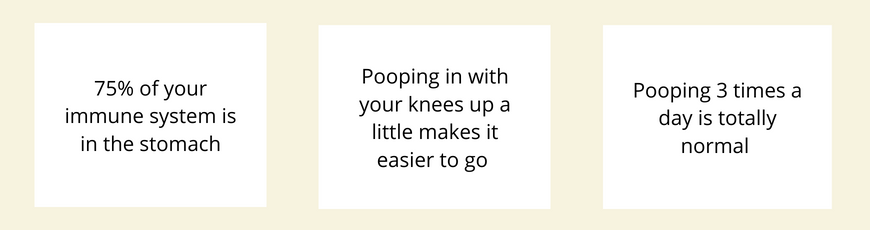 Facts about pooping