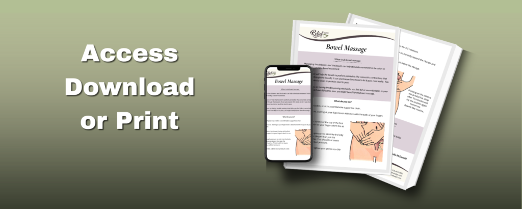 LB- Bowel Massage – Product Display sample pages from Bowel Massage Handout